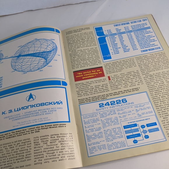 1990 Star Trek Next gen magazine Featuring Worf and family - Picture 5 of 7